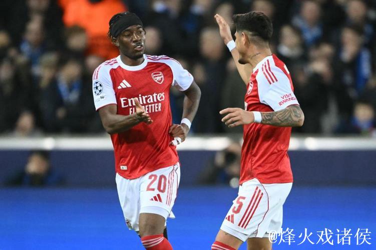 欧冠：马杜埃凯梅开二度 阿森纳3-0完胜布鲁日 6战全胜居首